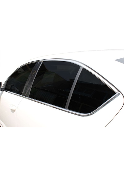 Skoda Octavia A7 Cam Çerçevesi 10 Prç Krom 2013 ve Sonrası