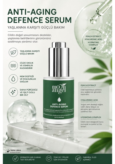 Peptide Yüz Kremi Anti-aging Serum 2 Li Set