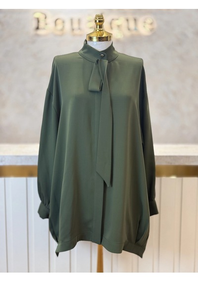 Ghisa Gh-4710t4481-h Haki Renk Tunik Çok Renkli