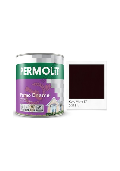 Permolit Enamel Sentetik Yağlı Boya Koyu Vişne 0.375 Lt. 350 ML