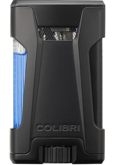 Colibri Rebel Çift Jet Puro Çakmağı Siyah