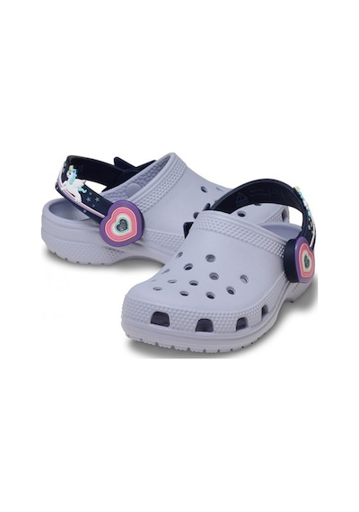 Crocs Imagination Lights Backstrap Clog Çocuk Terlik Sandalet 211892-5bo Lila
