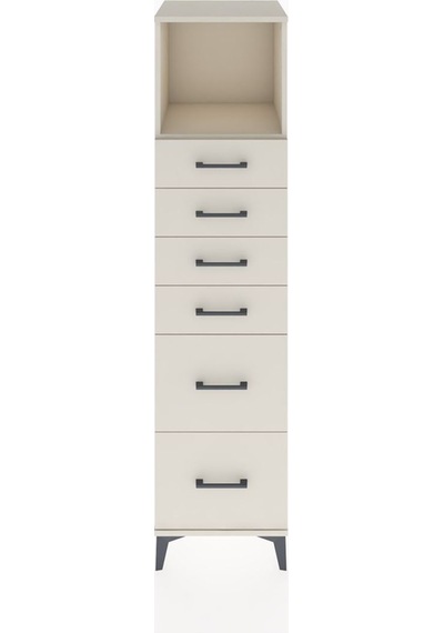 Hyperion Dolap Tek Raflı 6 Çekmeceli 44x44x182 Aytaşı-aytaşı Aytaşı