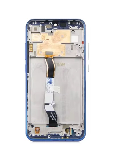 Xiaomi Note 8 Uyumlu Kasalı Ekran - Mavi