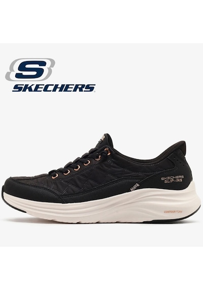 Skechers Contour Foam Golden Hour 150413-bkrg Unisex Spor Ayakkabı SİYAH-BEYAZ