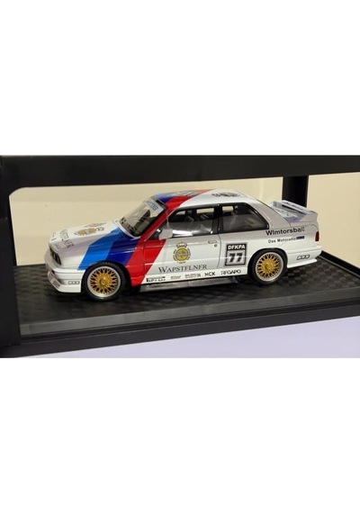 Hobbiez World Bmw M3 E30 Dtm Warsteiner Die-cast Beyaz 1/24 Model Araba