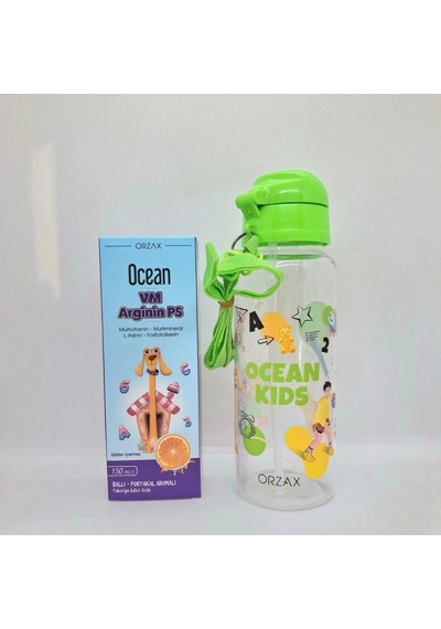 Ocean Vm Arginin Ps Ballı Portakal Aromalı Şurup 150 Ml + Matara Kofre