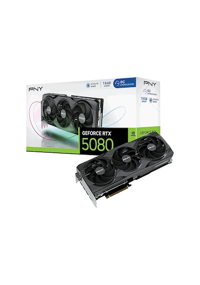 Pny Oc Gddr7 256 Bit Dlss 4 Geforce Rtx 5080 16 Gb Ekran Kartı
