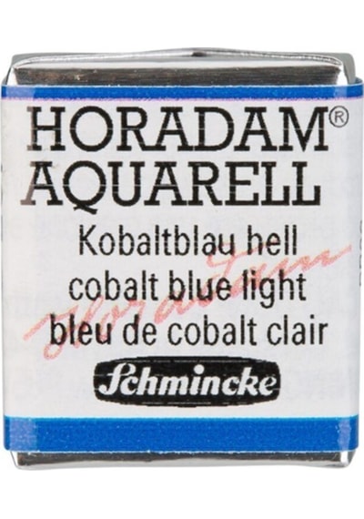 Schmincke Horadam Aquarell Artist Sulu Boya Cobalt Blue Light Yarım Tablet