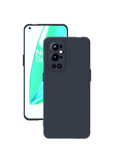 Oneplus 9 Pro Kılıf Kamera Korumalı Silikon Rubber Arka Kapak Lacivert
