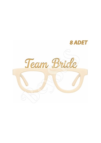 Bride To Be Konsepti Kağıt Gözlük Rose Gold 8 Adet Tüm Yaşlar