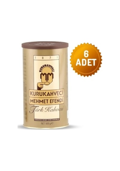 Kurukahveci Mehmet Efendi Türk Kahvesi 6 x 500 G