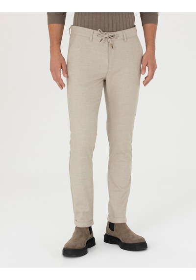 Pierre Cardin Erkek Bej Pantolon Kanvas-chino 50278467-vr011 Bej