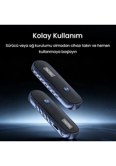 Veggieg 1080p 60hz Kablosuz Hdmı Görüntü Aktarım Cihazı Mini Wireless Hd Display Adaptör Verici Alıcı Set