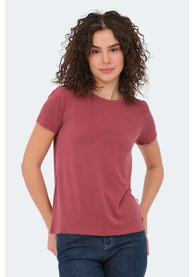 Slazenger Paytons Kadın Bordo Tişört Bordo