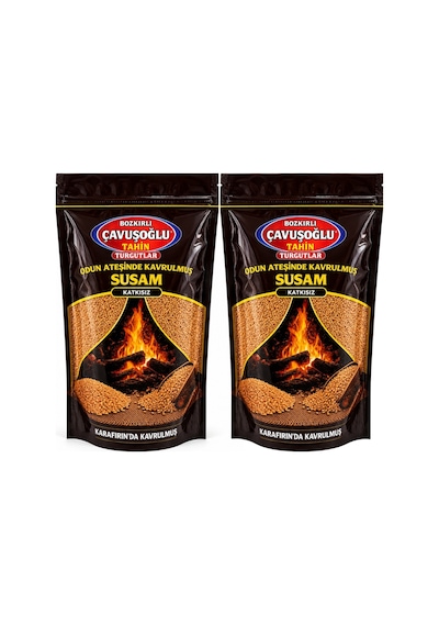 Bozkırlı Çavuşoğlu Odun Ateşinde Kavrulmuş Susam 2 x 1 KG