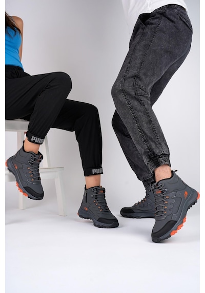 Muggo Alaska Unisex Garantili Trekking Outdoor Bağcıklı Yandan Fermuarlı Kışlık Bot 001