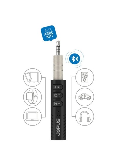 Redmi Note 12 Pro Uyumu Siyah Bluetoothlu Araç Kiti Jo-btaux01