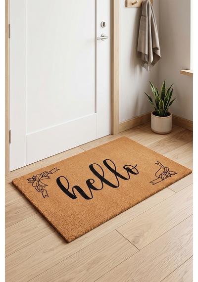 Villadia Home Textile Kapı Önü Paspası Kaymaz Taban Dekoratif Paspas Ev Giriş Antre İç Ve Dış Mekan Paspası 45x70 Cm 27ypycoco