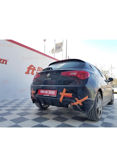 Alfa Romeo Giulietta Difüzör-----fibersan Tuning