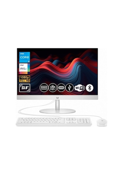 HP ProOne 240 G10 B6JC3ES-ATL11 i5-1334U 32 GB 2 TB SSD 23.8" Free Dos AIO Masaüstü Bilgisayar