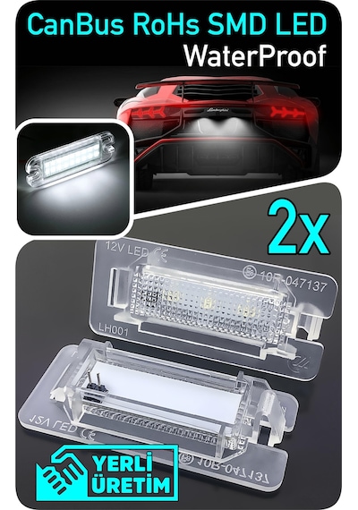 Audı Q3 8u 2011-2018 Canbus Led Plaka Aydınlatma Ledi Lambası