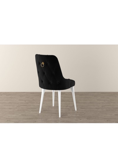 Mona Beyaz 80x132 Açılabilir Mdf Masa Yemek Odası Takımı, Mutfak Takımı 6 Adet Sandalye Beyaz Masa - 6 Siyah - Beyaz Ayak Mona Beyaz 80x132 Açılabilir Mdf Masa Yemek Odası Takımı, Mutfak Takımı 6 Adet Sandalye Beyaz Masa - 6 Siyah - Beyaz Ayak