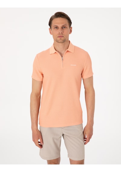Pierre Cardin Erkek Somon Tişört 50310202-vr047 Somon