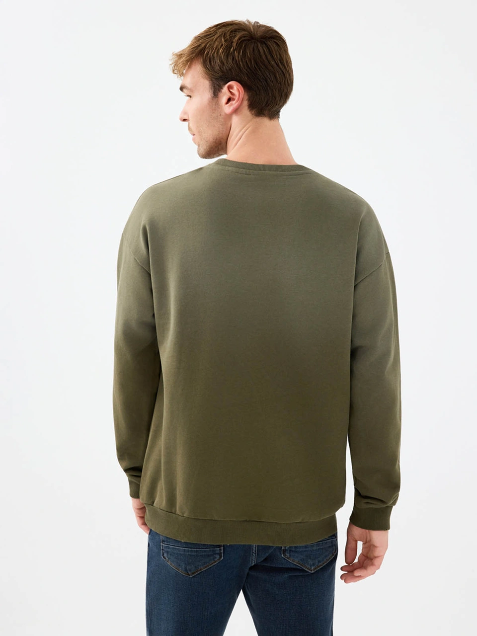Loft Loose Fit Haki Erkek Sweatshirt Lf2041634 Haki