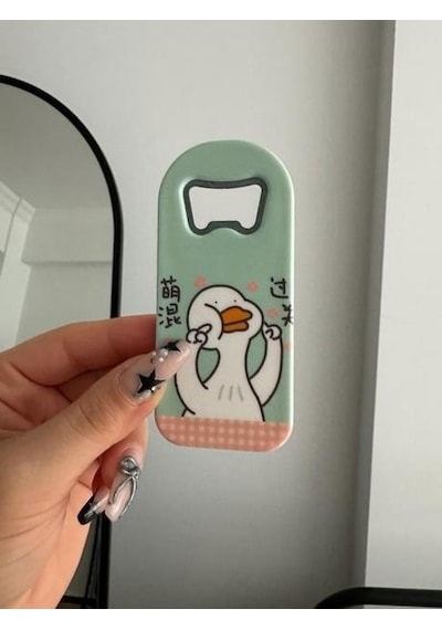 Kawaii Duck Magnetli Kapak Açacağı Karışık