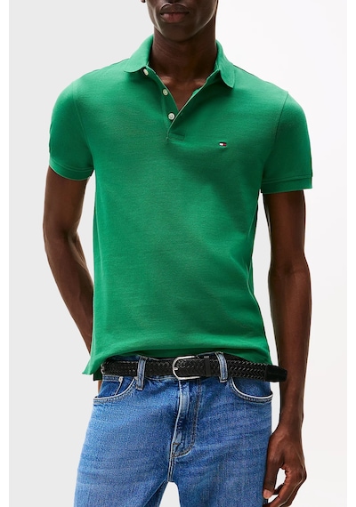 Tommy Hilfiger Erkek Polo Yaka T Shirt Mw0mw17771 L4f Yeşil Yeşil
