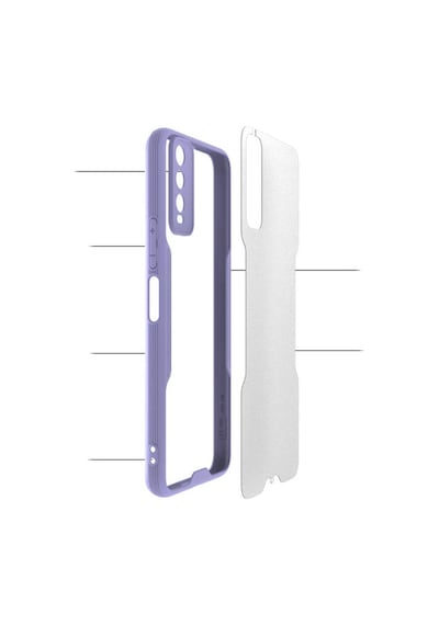 Vivo Y11S Kılıf Zore Parfe Kenarları Pastel Renk Silikon Kılıf