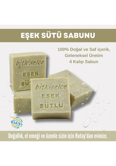 Bitkiselce Eşek Sütü Sabunu 450 G