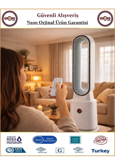 Cata Premium Delta Air Vantilatör - 60 Watt Kumandalı Cata Premium Delta Air Vantilatör - 60 Watt Kumandalı
