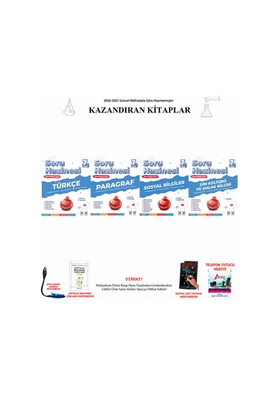 Nartest 7. Sınıf Sözel Soru Bankası 4 Kitap Seti