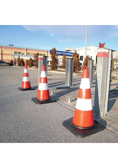 Kendinden Ağırlıklı Duba Eko Trafik Konisi Otopark Trafik Konisi 75 Cm