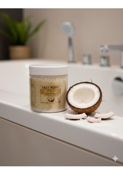 Hindistan Cevizli Banyo Tuzu 500 Gr , Arındırıcı Ve Doğal Cilt Bakımı