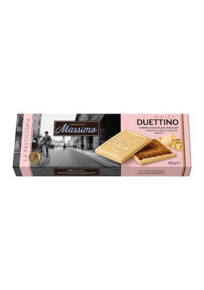 Maestro Massimo Bisküvili Çikolata 102 Gr Ve Caramel Waffle 5 Li Karma Paket