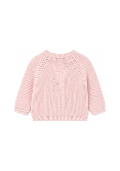 Kız Bebek Fil Detaylı Kazak 23115 Pembe
