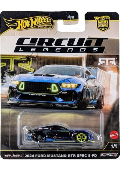 Hot Wheels Premium Cırcuit Legends 2024 Ford Mustang Rtr Spec 5-fd Fpy86 Jbk48 Çok Renkli