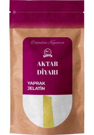 Yaprak Jelatin 1 Adet Helal Ürün Sığır Jelatini Aktar Diyarı Diğer