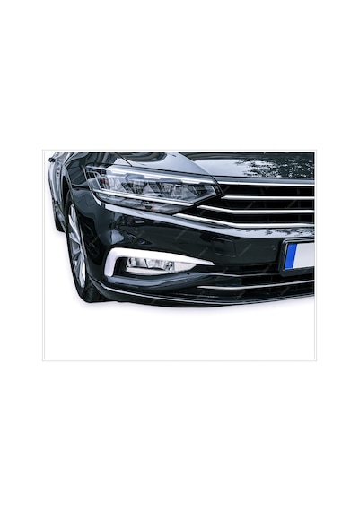 Vw Passat B8.5 Krom Sis Farı Çerçevesi 2 Prç P.Çelik 2019 Üzeri