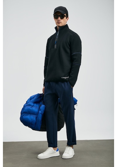 Lufian Erkek Art Sweatshirt 112030191 Siyah Siyah