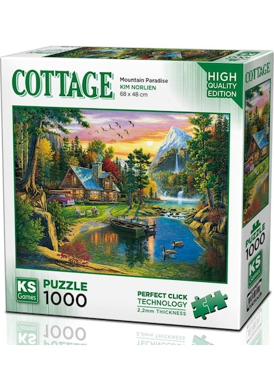 Ks Games 1000 Parça Mountain Paradise Puzzle - Kim Norlien