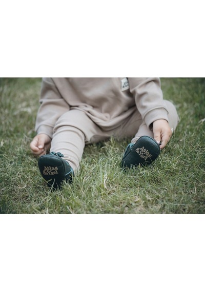 Atlasyael Atlas&yael %100 Organik Pamuk Gots Organik Belgeli Oversize Bebek Üst Sweat - Toprak