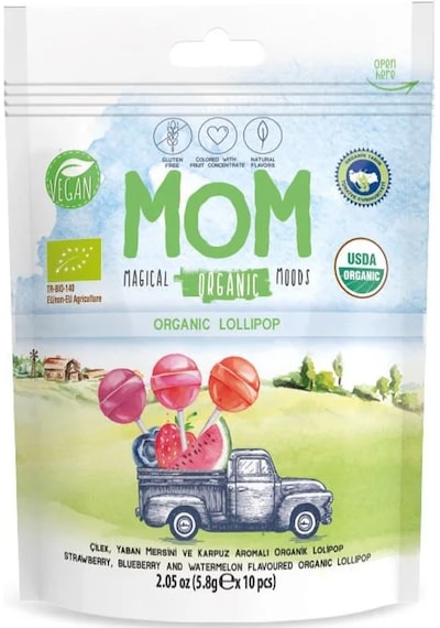 Mom Organık Lolıpop 56 G