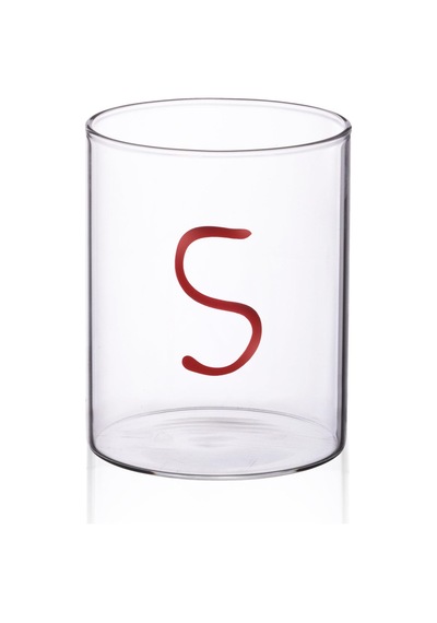 The Mia Cam Su Bardağı -s- Kırmızı 420 Ml Şeffaf