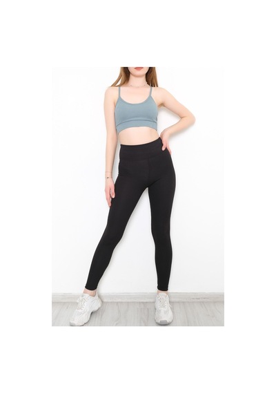 Bensu Store - Fitilli Tayt Siyah - 10751.1098. 001
