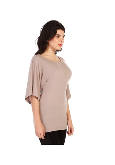 Bulalgiy Kadın Vizon Kimono Tişört - Bga033327