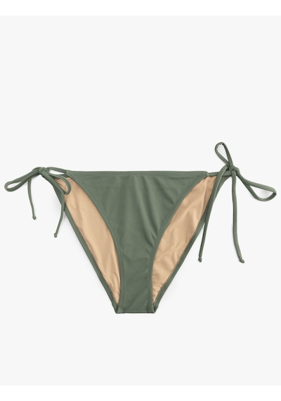 Koton Astarlı Yanları İpli Bikini Altı Haki 5sak00043mm Haki